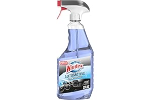 Windex Automotive Car Window and Glass Cleaner, Streak-Free Shine for Car Glass Exteriors, Tinted Windows, and Interior Electronics, 23 fl oz
