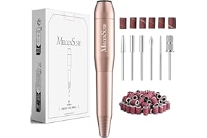 MelodySusie Pen-Shaped Portable USB Nail Drill, PC120I 20000RPM Electric Nail File with Compact Design for All Nail Care, Manicure Polishing, Shaping & Gel Removal at Home for Beginners