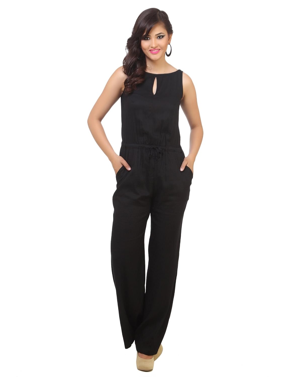 cottinfab women's jumpsuit (black)