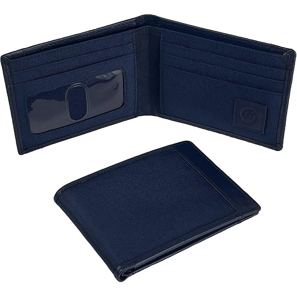 Amazon.com: Sprocket Compact Nylon Bifold Wallet for Men (Navy