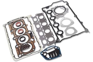 Sprwinautummer 058103383K Cylinder Head Seal Gasket Kit 038103085C 1.8T Compatible with Audi A3 A4 A6 TT B5 B6 B7 C4 C5 VW Pa