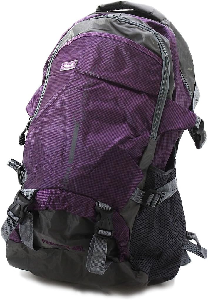purple travel backpack