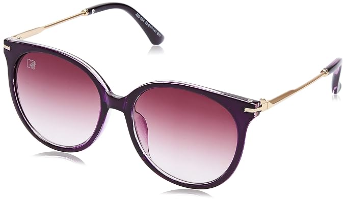 Gradient Round Unisex Sunglasses - (Z65-064-B11|53|Purple Color Lens)