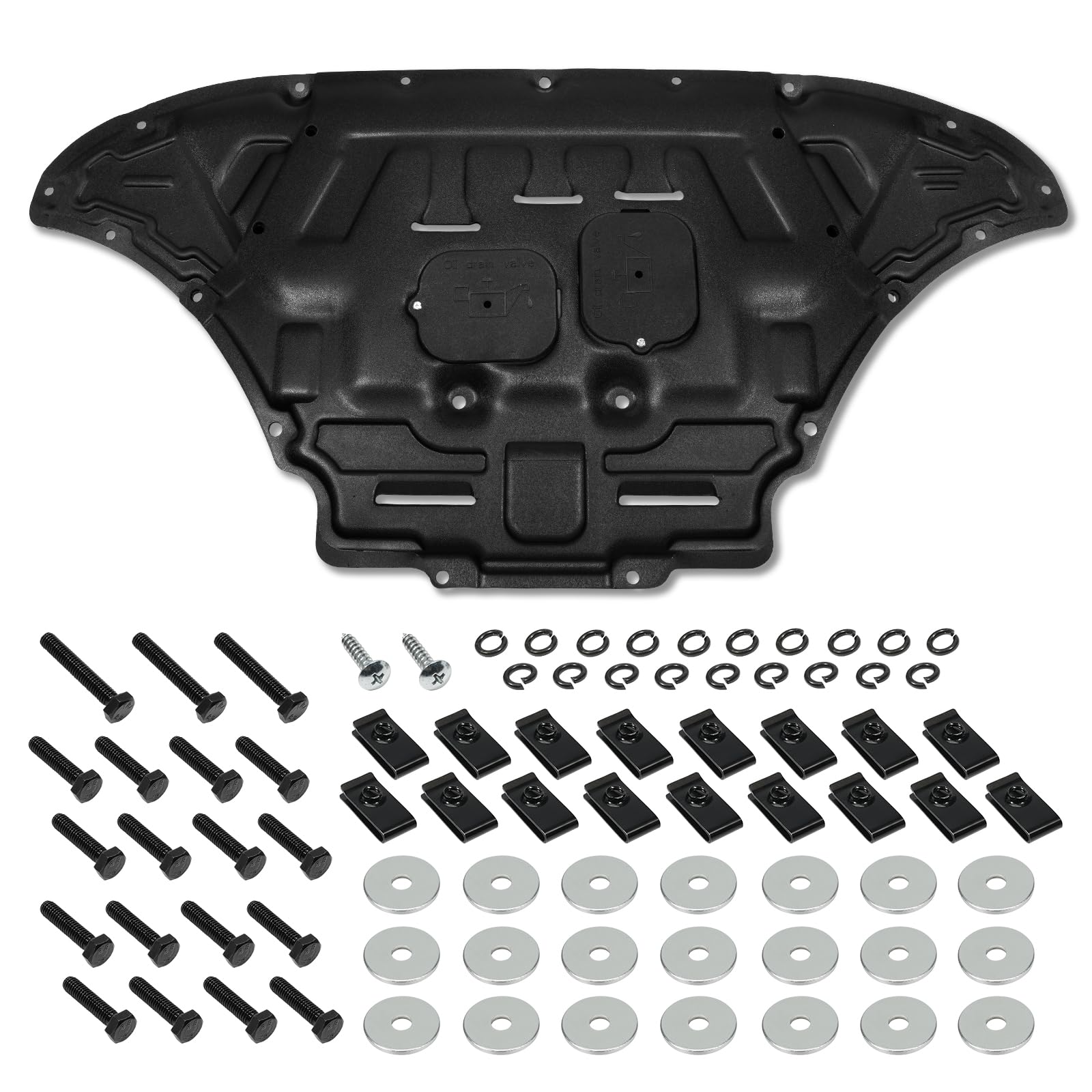 Photo 1 of ****POSSIBLY MISSING HARDWARFE PARTS****Aumtoni Under Engine Splash Shield Fit for 2017-2024 Audi Q7 3.0L,Replacement Front Engine Cover Guard Mud Flaps