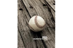 2024 Calendar & Planner – Baseball | Alessandra Ricci Books Planners | 12 Month Dated Planner