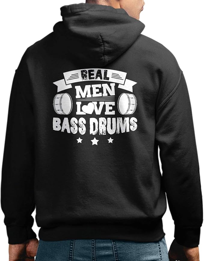 LightPink Real Men Love Bass Drums Clothes Sweatshirts for Womens, Bass