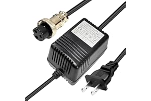 ANYINELEC AC 17 V Mixer Power Supply Mixing Console Adapter,3-Pin Connector Pedalboard Power Supply Input US Plug for Yam-ha MG166C F4 F7 6FX MG82X MG16 MG166CX