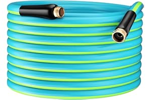 Besiter Garden Hose 50 ft x 5/8", Water Hose with Brass Fittings, All-weather, No Kink, Lightweight, Burst 600 PSI