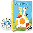 Moonlite Storybook Reels for Flashlight Projector, Kids Toddler | Duck & Goose | Single Reel Pack Story for 12 Months and Up