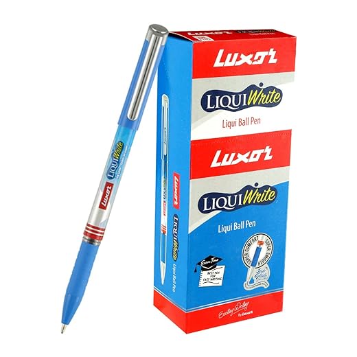 Luxor Liquiwrite Ball Pen Blue (20's Box)