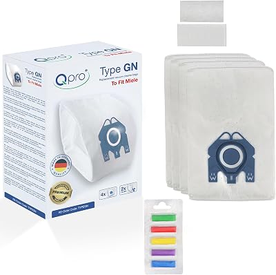 Qpro Premium OEM Dust Bags for Miele Complete C2 C3 S8 S5 S2 GN Type