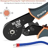 Preciva AWG 28-5 Hexagonal Crimping Pliers Self-Adjusting Ratchet Tool view 3