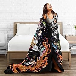 Anime Ultra Soft Throw Blanket Cozy Warm Flannel