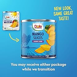Dole Mango Slices in Heavy Syrup - Dole Canned