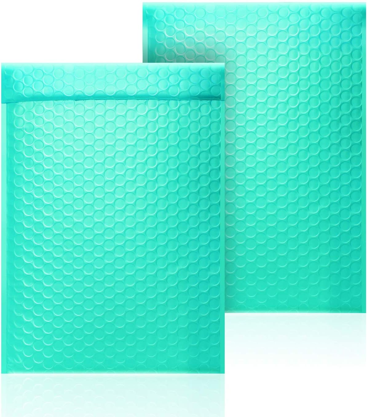 Bubble Mailers #3 10x13 inch Teal 25 Pack Poly Padded Envelopes Small Business Mailing Packages Self Seal Adhesive Waterproof Boutique Shipping Bags for Jewelry Makeup Supplies