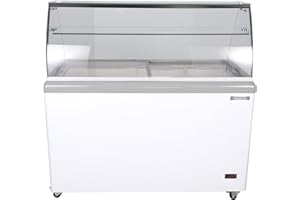 Maxx Cold MXDC-8 8 Flavor 14 cu ft Commercial Ice Cream Dipping Cabinet Freezer