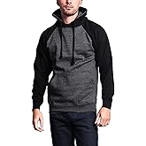 G-Style USA Premium Heavyweight Contrast Raglan Sleeve Pullover Hoodie Sweatshirt