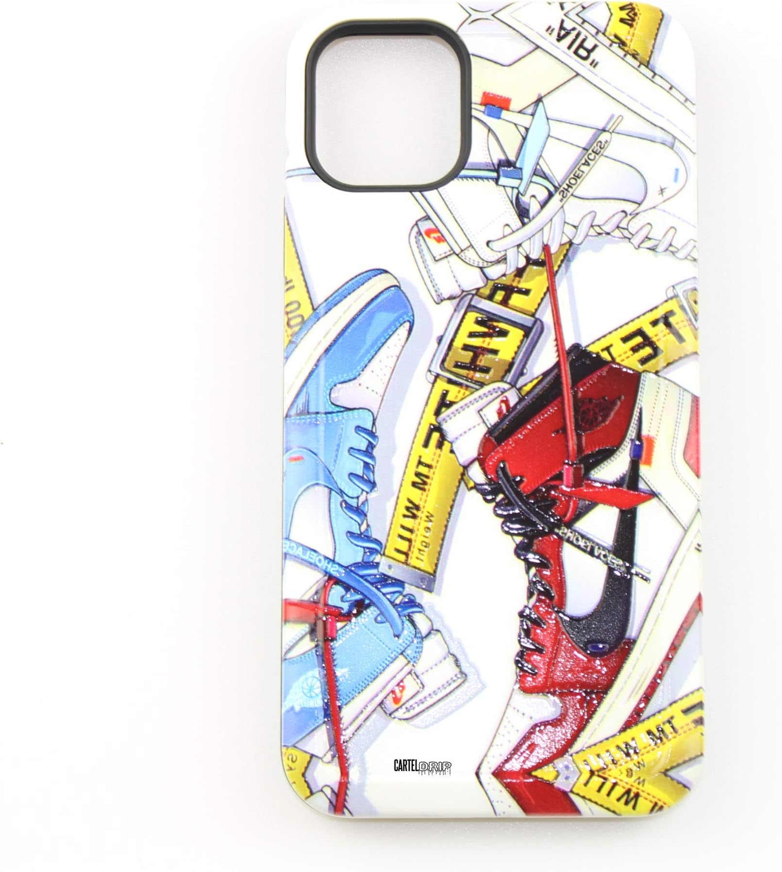 iPhone Shoe Cell Phone Case Jordan 3D Textured Shock Absorbing Protective Drop Proof Sneaker Case (iPhone 11)