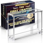 Acrylic Display Case for DIS Lorca Booster Box, Magnetic Lid The First Chapter Booster Box Display Case, Dust Proof Protector &amp; Showcase Box (24 Booster Packs Edition)