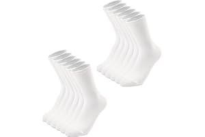 3-12 Pack Womens Crew Socks Size 6-9 LightWeight Thin Casual Calf Socks