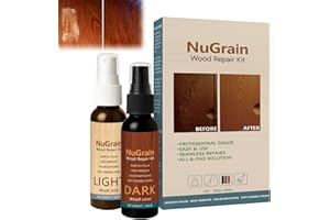 WLLEADG NuGrain Wood Repair, Professional Wood Floor Scratch Repair, Easy-Fix Wood Furniture Repair, Floor Cover Nicks and Scratches, Hides Minor Defects, Restore a Finish for Wood, Floors,Tables (1)