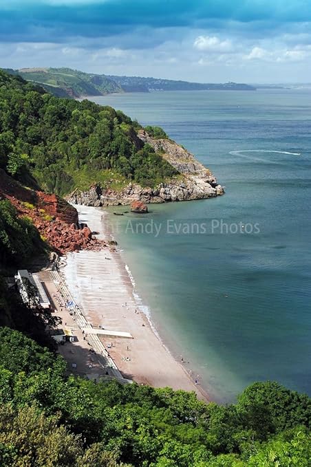 Andy Evans Photos Oddicombe Beach Photograph Babbacombe Bay
