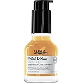 L'Oreal Professionnel Metal Detox Oil, Heat Protectant, Anti-Frizz, Adds Shine, Detoxifies, Prevents Damage, Prolongs Hair Co