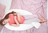 Hometex 9ft U Shaped Comfort Pregnancy Support Pillow with Free Case Black view 2