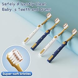 EASICUTI Extra Soft Kids Toothbrushes 4 Pack, Space