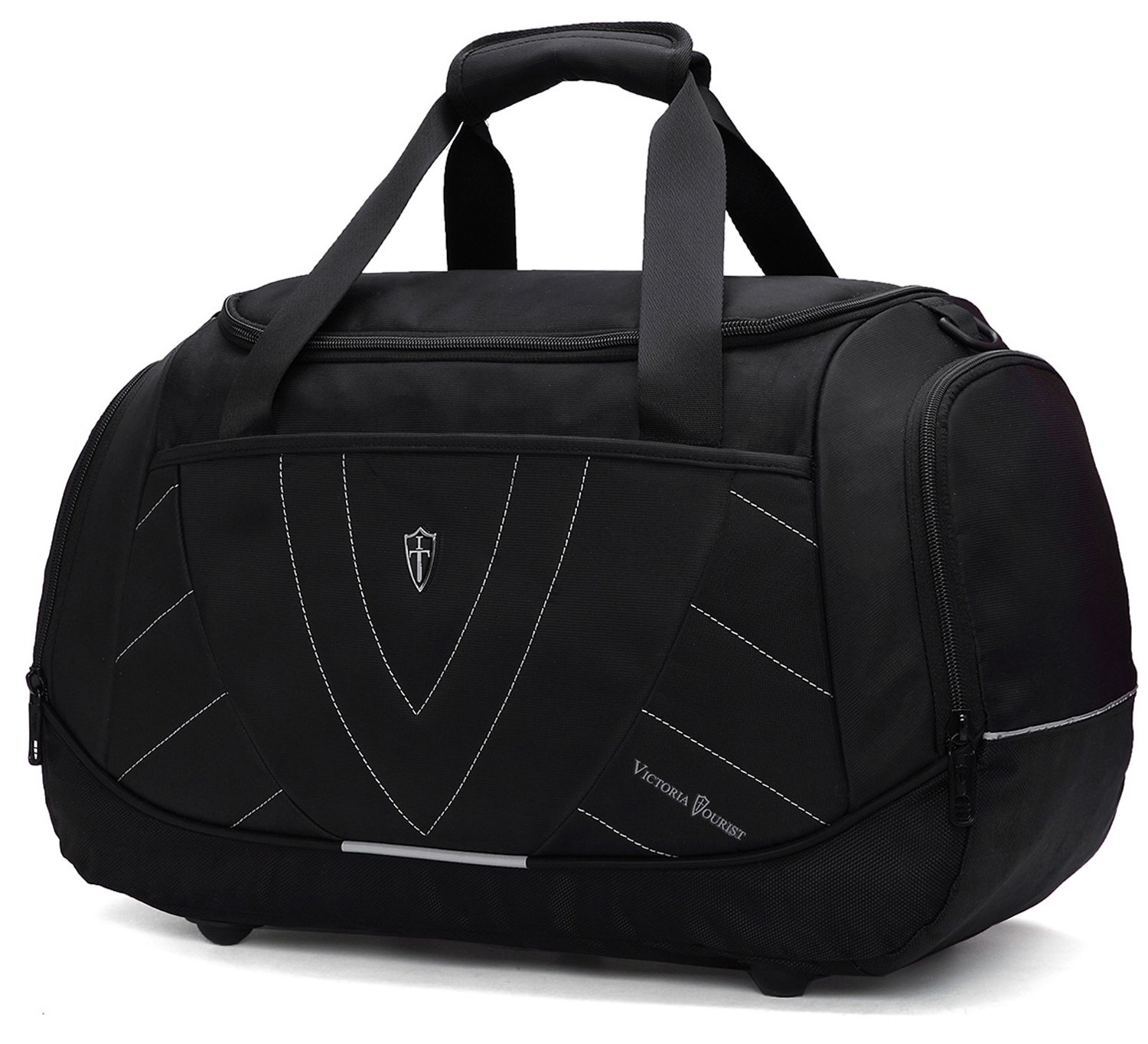 Victoriatourist V7005 Duffle Bag for Business Travel Sport Gym Weekend Duffel, Black