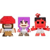 Mattel Minecraft Biome Settlers Series Mini Figure Mooshroom 3-Pack