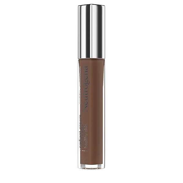 NEUTROGENA HEALTHY SKIN RADIANT BRIGHTENING CREAM WITH PEPTIDES & VITAMIN E ANTIOXIDANT, LIGHTWEIGHT PERFECTING CONCEALER CREAM, NON-COMEDOGENIC, ESPRESSO DEEP 03 WITH NEUTRAL UNDERTONES, 0.24 OZ