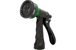 NEXCOVER Garden Hose Nozzle Sprayer - 7 Adjustable Watering Patterns Nozzle for Water Hose, Non-Slip Garden Spray Nozzle Hose Attachment for Car Washing, Watering Plants, Pets Showering,Lawns Cleaning