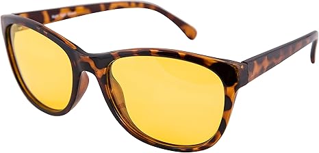 amber vision night driving glasses