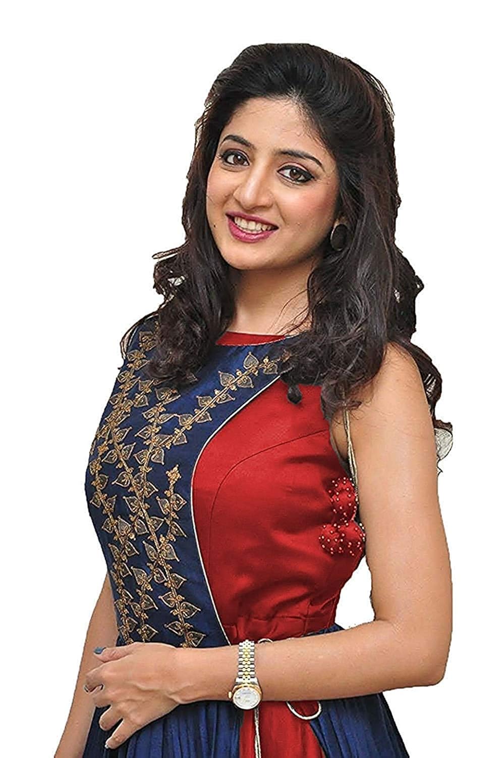 morang women's new bengloary silk semi stitched gown(free size_red)