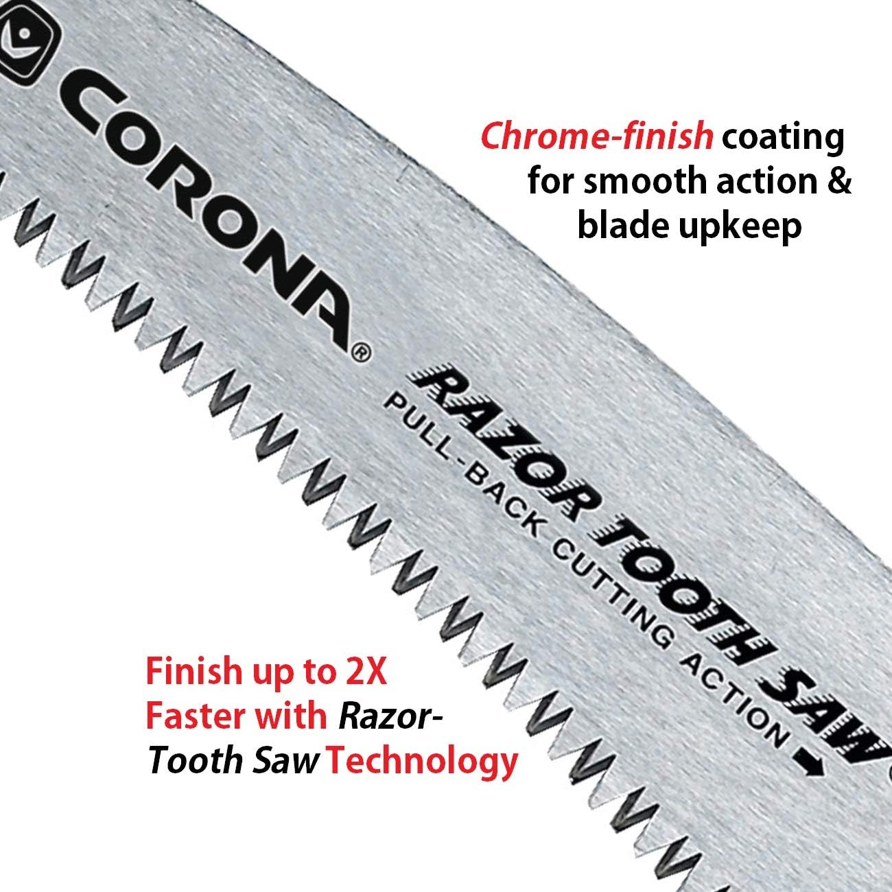 Corona Razor Tooth Pruning Saw, 13 Inch Curved Blade, RS 7120