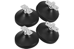 COOPHYA Rubber Steel Adjustable Leveling Feet 4Pcs for Foosball Table Anti-Vibration Pads Suitable for