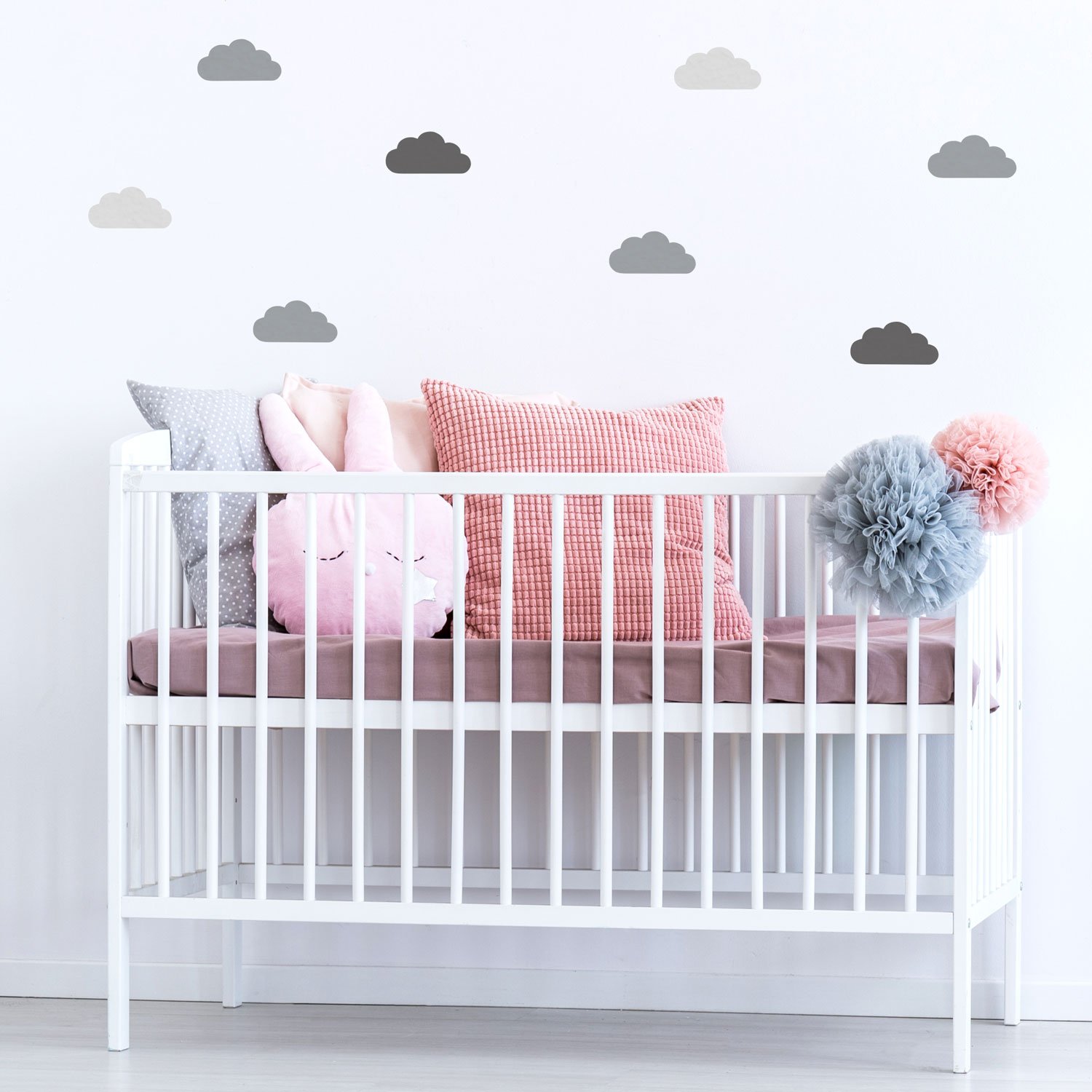 Cloud wall stickers | Mini and regular size | Lots of colours options | Perfect for a baby's nursery or child's bedroom