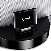 Smof 30 Pin Bluetooth Adapter Receiver for Bose Sounddock iPod iPhone Music Docking Station and Other 30 Pin Dock Speakers Bluetooth Audio Receiver with 3.5 mm Audio Cable (Not for Car or Motorcycle)