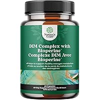 DIM Supplement for Women – 60 Capsules – Estrogen & Menopause Support with Calcium D-Glucarate & BioPerine – Hormone Balance 