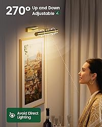 Bridika Picture Lights for Wall Battery Operated