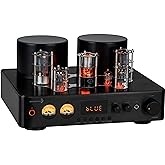 Dayton Audio HTA200 200W Integrated Stereo Hybrid Tube Amp with Bluetooth | Bluetooth 5.0/USB DAC/Optical/Coaxial//RCA/Phono Inputs, Built-In Phono Preamp, Sub Output, Headphone Jack, Remote Included