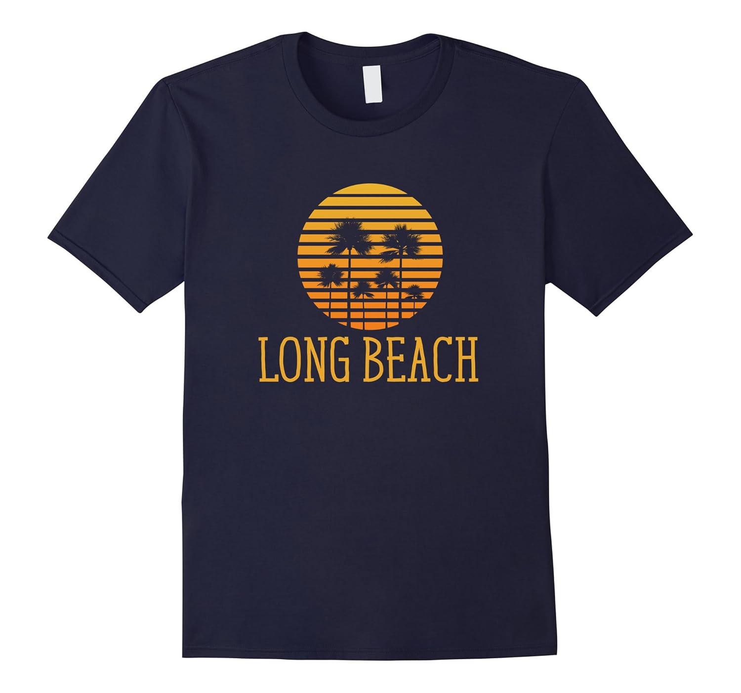 Long Beach Vintage Retro T-Shirt 70s Throwback-Rose