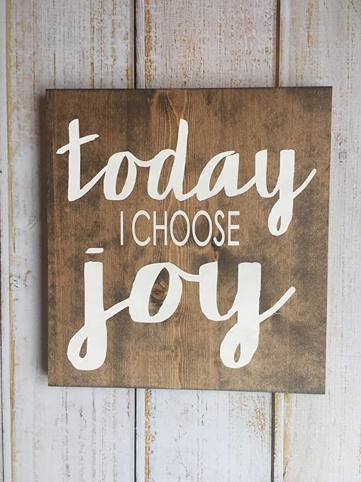 Choose Joy Sign