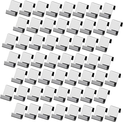 COSORO 100pcs Greenhouse Z Clips Glass, Stainless Steel Glazing Clips