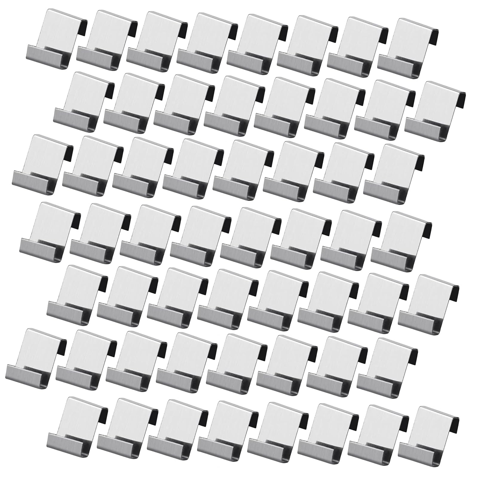 100pcs Greenhouse Z Clips for Glass,Stainless Steel Greenhouse Glazing Clips,Polycarbonate Greenhouse Clips for Fitting Glasses,GreenhouseGlass Accessories Glasses Pane Fixings Clips for Holding Glass