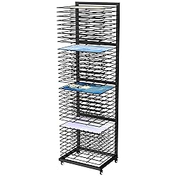 MOOFI Art Drying Rack with 36 Removable Shelves and