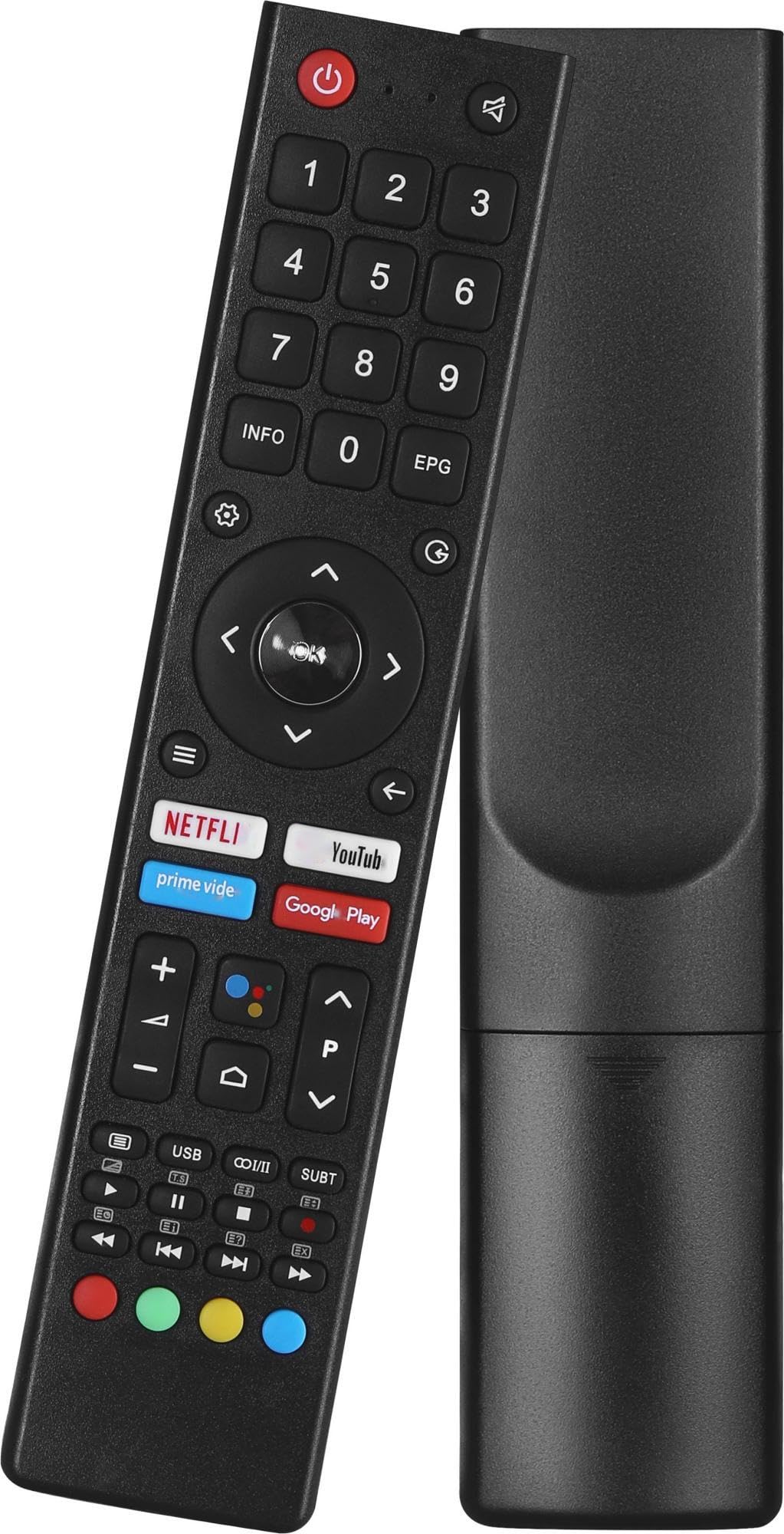 New Smart TV Remote Control GCBLTV02ADBBT for CHIQ Smart TV U55H7A U58H7A U43H7A Controller with 4 Buttons