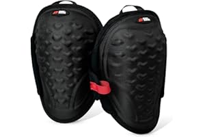 FREEKYROCK Work Knee Pads for Men Construction,Gel Roofing and Flooring Knee Pads for Women with Soft Foam Padding for All Day Comfort, Gardening Kneepads for Work with Anti-Slip 1680D Fabric Cap, Black