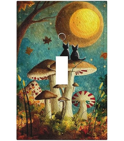 Brown Wood Light Switch Covers 1 Toggle Rustic Farmhouse Single Toggle